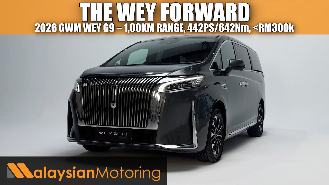 2026 GWM Wey G9 — 1,000km PHEV, 442PS/642Nm, sub-RM300k | #FirstLook