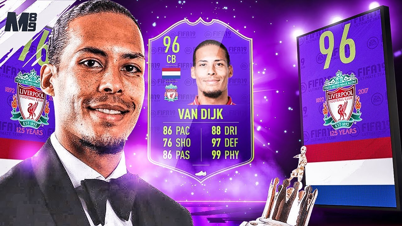 FIFA 19 POTY VAN DIJK REVIEW | 96 POTY VAN DIJK PLAYER REVIEW | FIFA 19 ULTIMATE TEAM