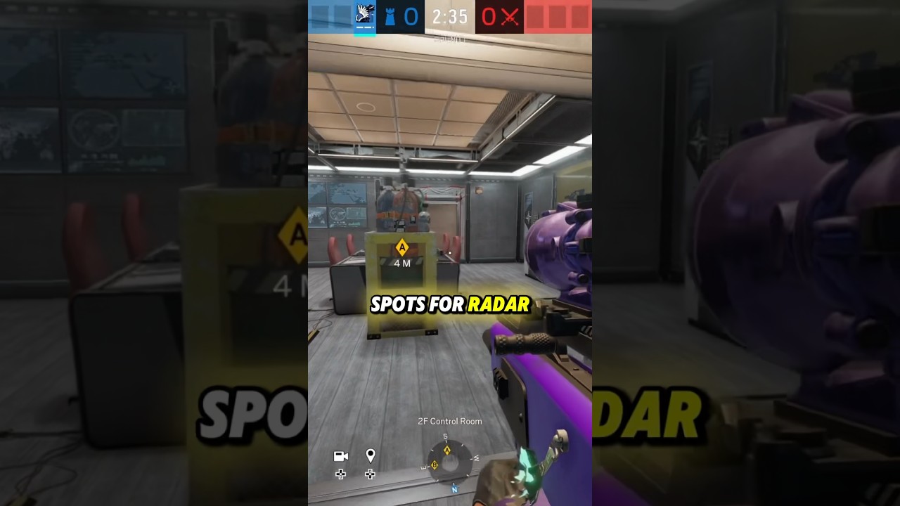 Best Azami Site Setup For Radar Kanal! #rainbowsixsiege #siege #r6 #shorts #gaming #clips #r6siege