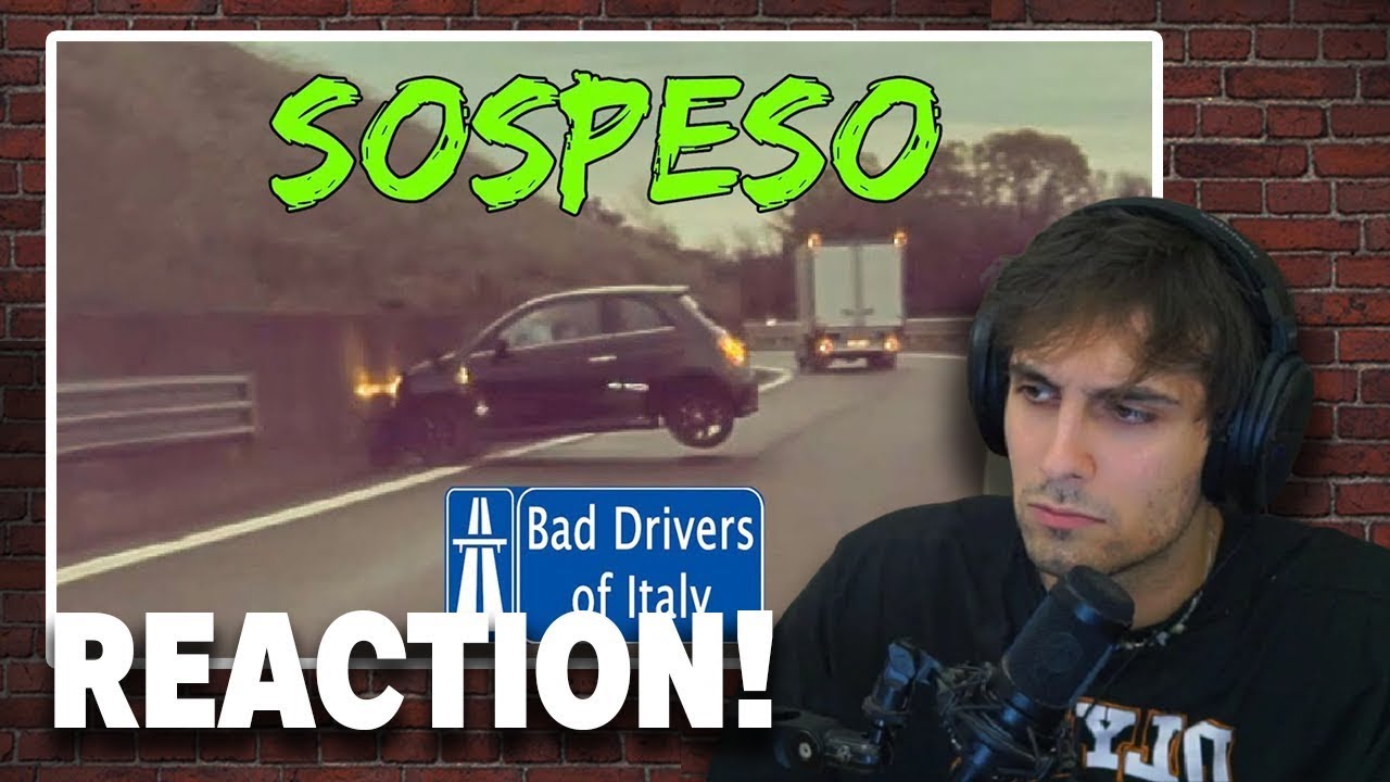 Reaction a Bad drivers of Italy