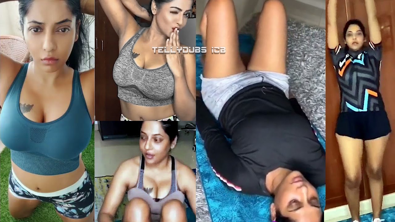 Reshma pasupuleti tamil tv serial actress lockdown workout routine