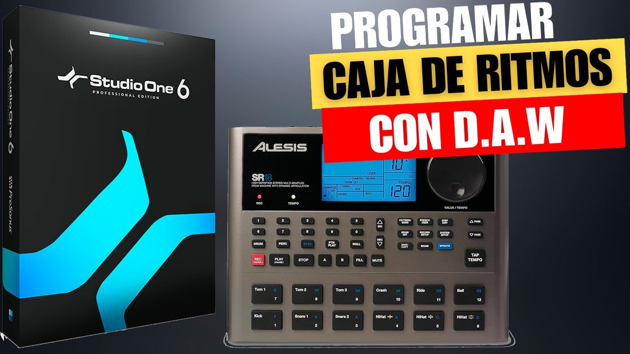 Programando Caja de Ritmos con Studio One (O cualquier D.A.W)