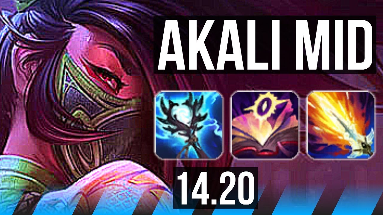 AKALI vs YASUO (MID) | 11/1/9, Legendary | EUW Master | 14.20