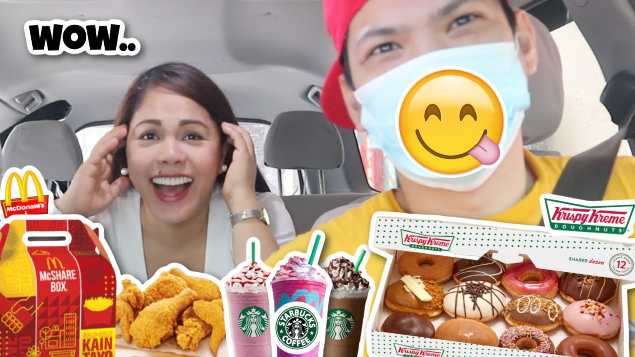 LETTING THE PERSON IN FRONT OF ME DECIDE WHAT WE EAT! | Rhon & Pinchy Family