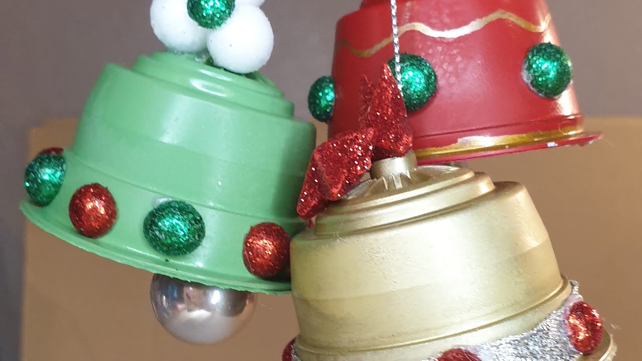 id&eacute;e deco No&euml;l &agrave; faire soi m&ecirc;me 🎅 deco No&euml;l fait maison facile 🌲 avec des capsules 👍