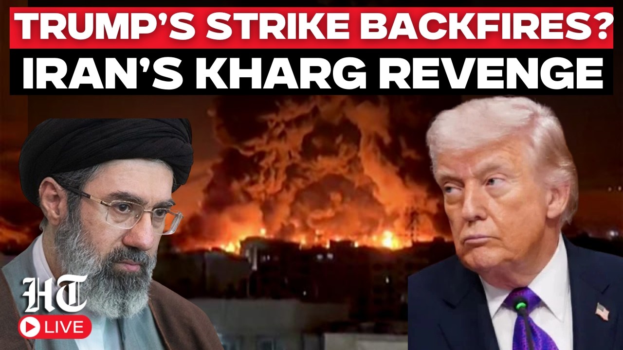 LIVE | Iran&rsquo;s Revenge Begins? IRGC Strikes After Trump&rsquo;s Kharg Island Raid | Khamenei | USA
