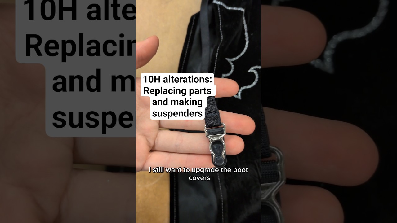Altering 10H: Replacing parts and making suspenders