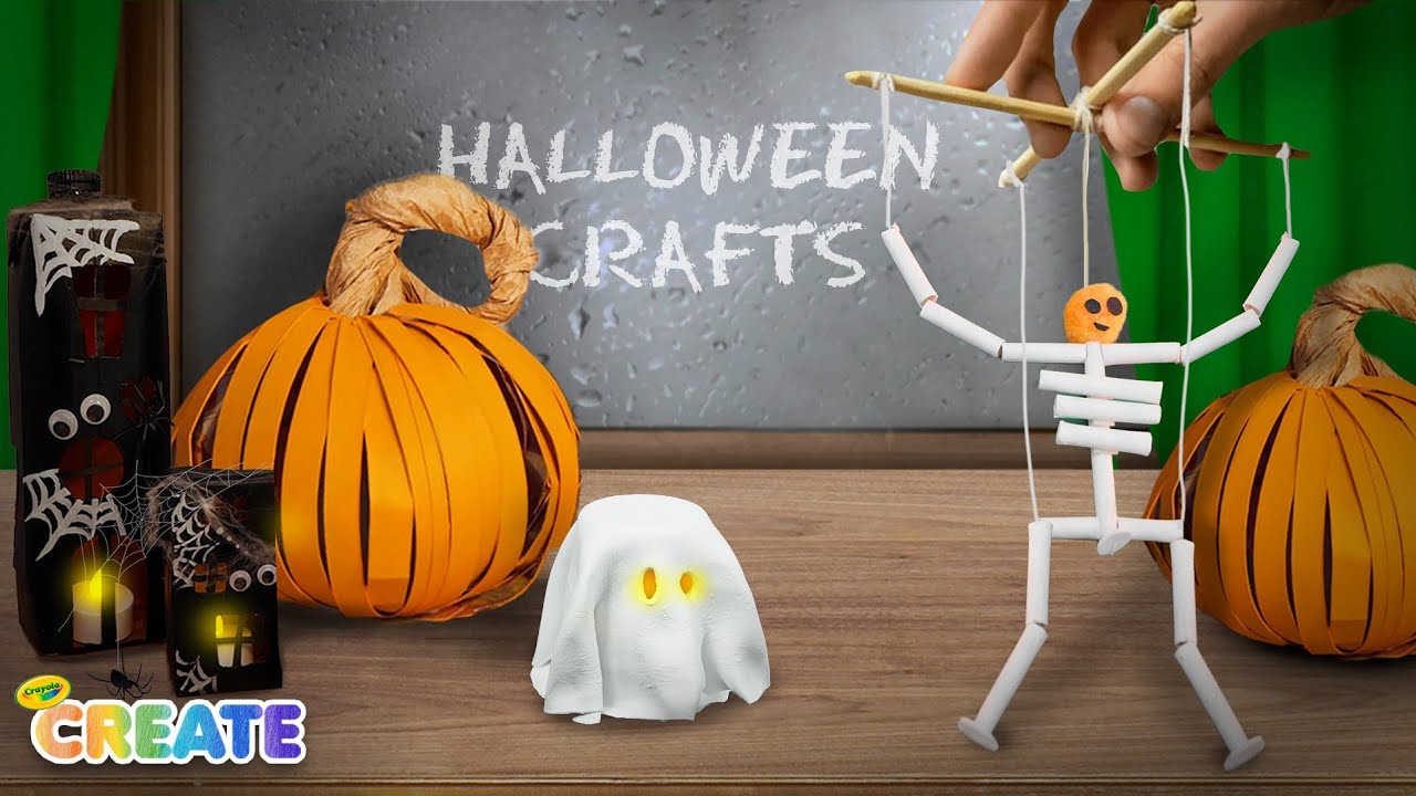 Spooky Halloween Craft Ideas | How to Make Clay Halloween Ghosts