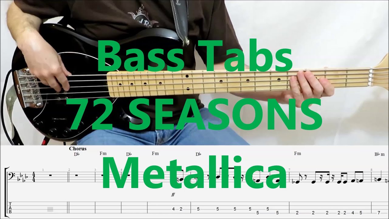 Metallica - 72 Seasons (BASS COVER TABS)