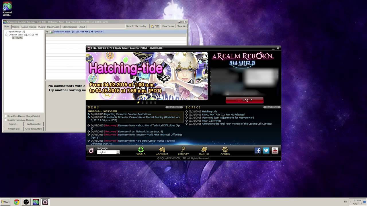 FFXIV - ACT & FFLogs Setup!