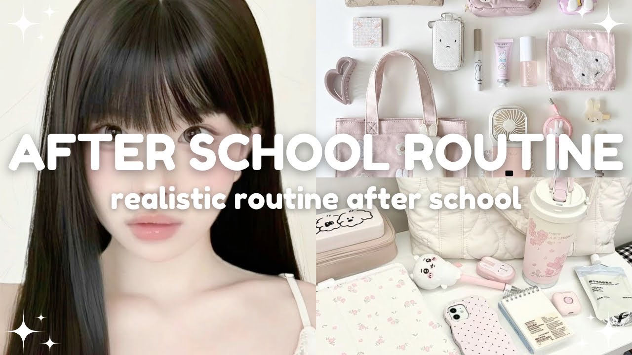 realistic after school routine for students ☁️🎀 11-19 years old