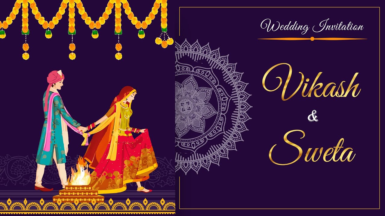 Best Traditional Wedding Invitation | WhatsApp Invitation 2025 | Graphics Innovative