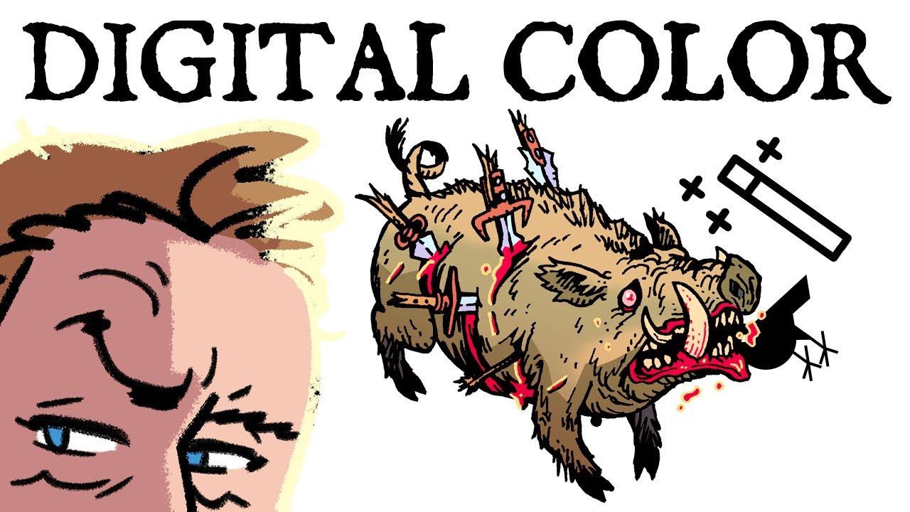 A Coward’s Guide to Digital Coloring | Color Flatting