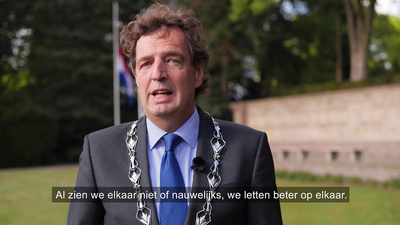 Dodenherdenking toespraak burgemeester Ren&eacute; Verhulst