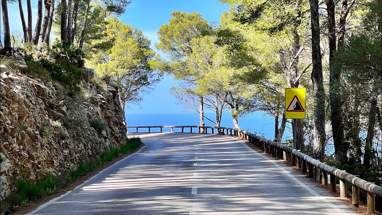 Scenic Mountain Drive from Port Andratx to Valldemossa, Mallorca | Breathtaking Views & Olive Groves
