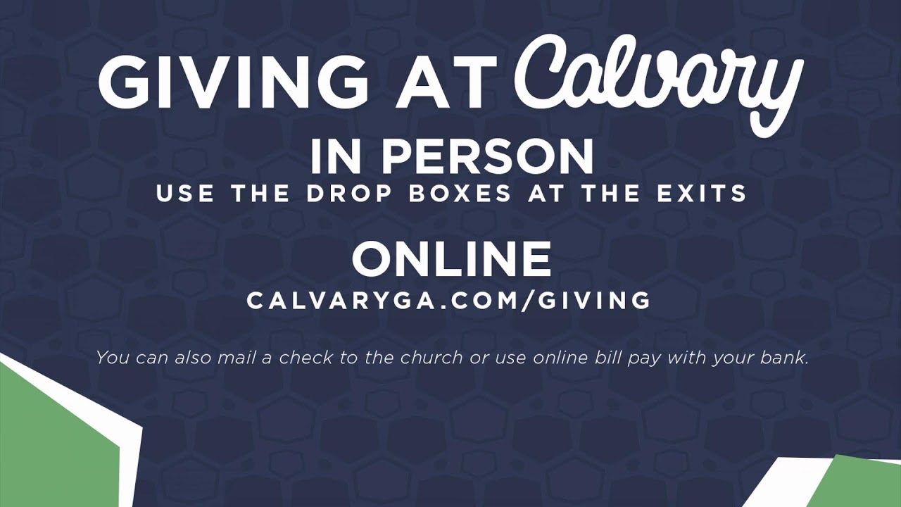 Calvary Baptist Church | Sunday Morning Worship | 11:00am
