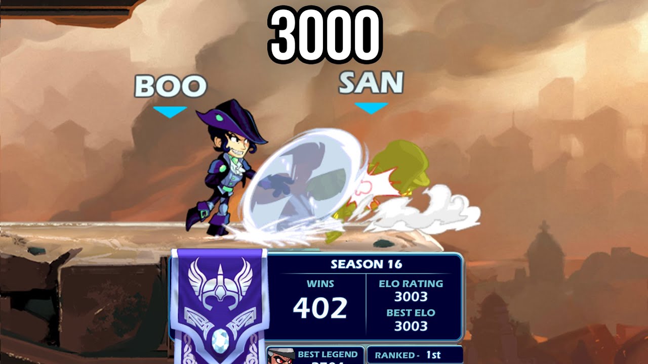 3000 ELO in Brawlhalla