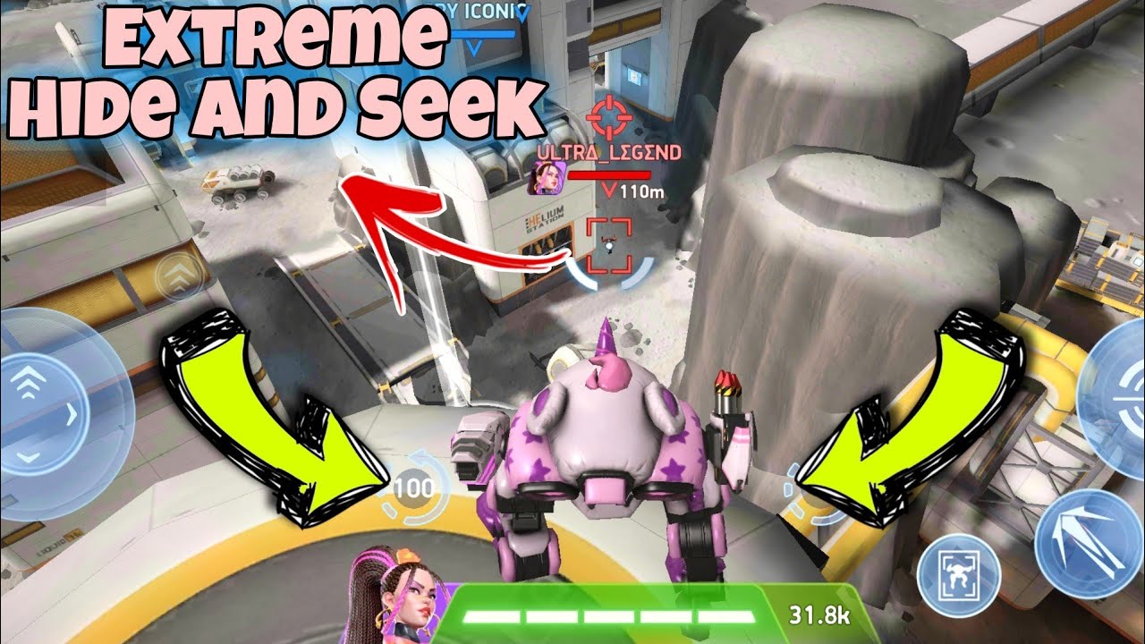 Extreme Hide And Seek In Mech Arena 😂🤣