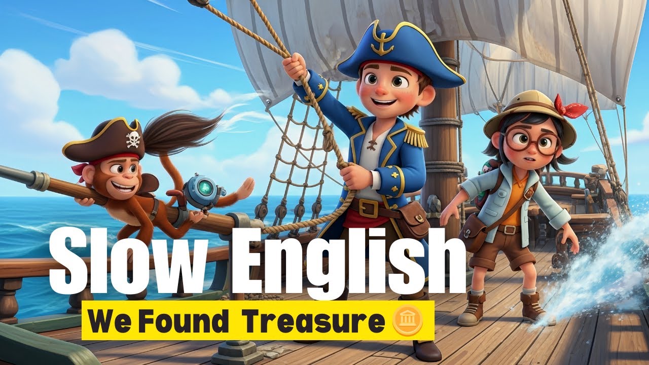 We Found Treasure! | Easy English Listening Practice