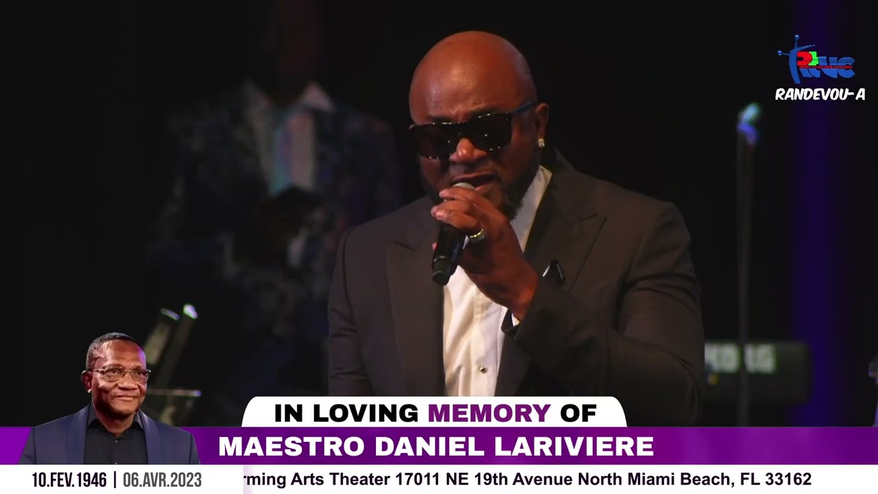 Arly Lariviere Kriye Anpil pandan’l tap chante sérénade des mélomanes pou yon denye fwa pou Papa li