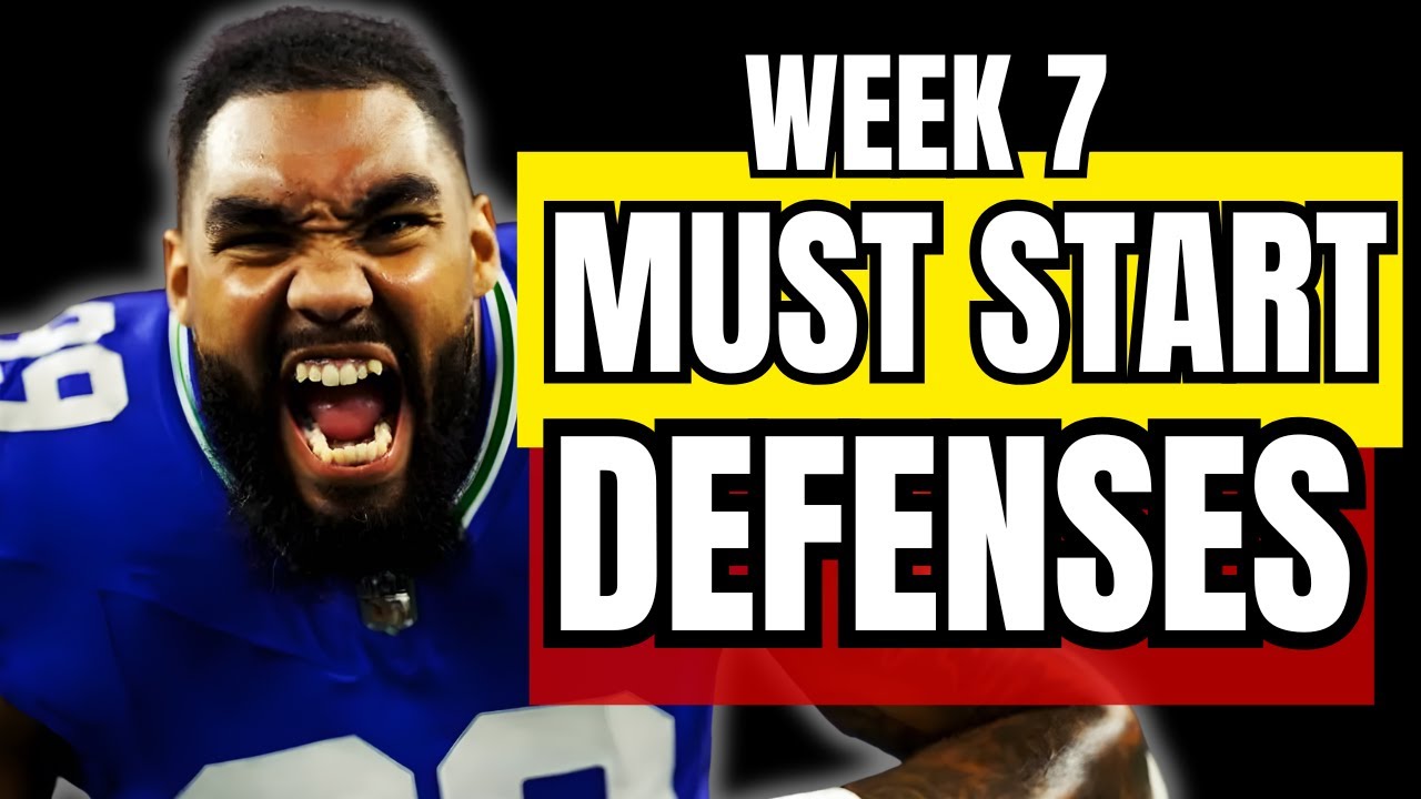 Week 7 MUST START Defenses & Streams | 2025 Fantasy Football