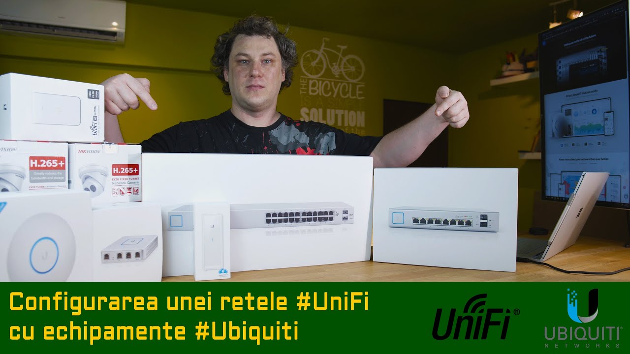 Rețea #UniFi cu echipamente #Ubiquiti - de la #unboxing la #config