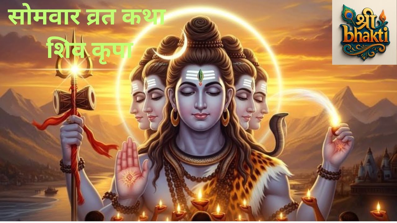 सोमवार व्रत कथा | Somvar Ki Vrat Katha, श्रीBhakti,