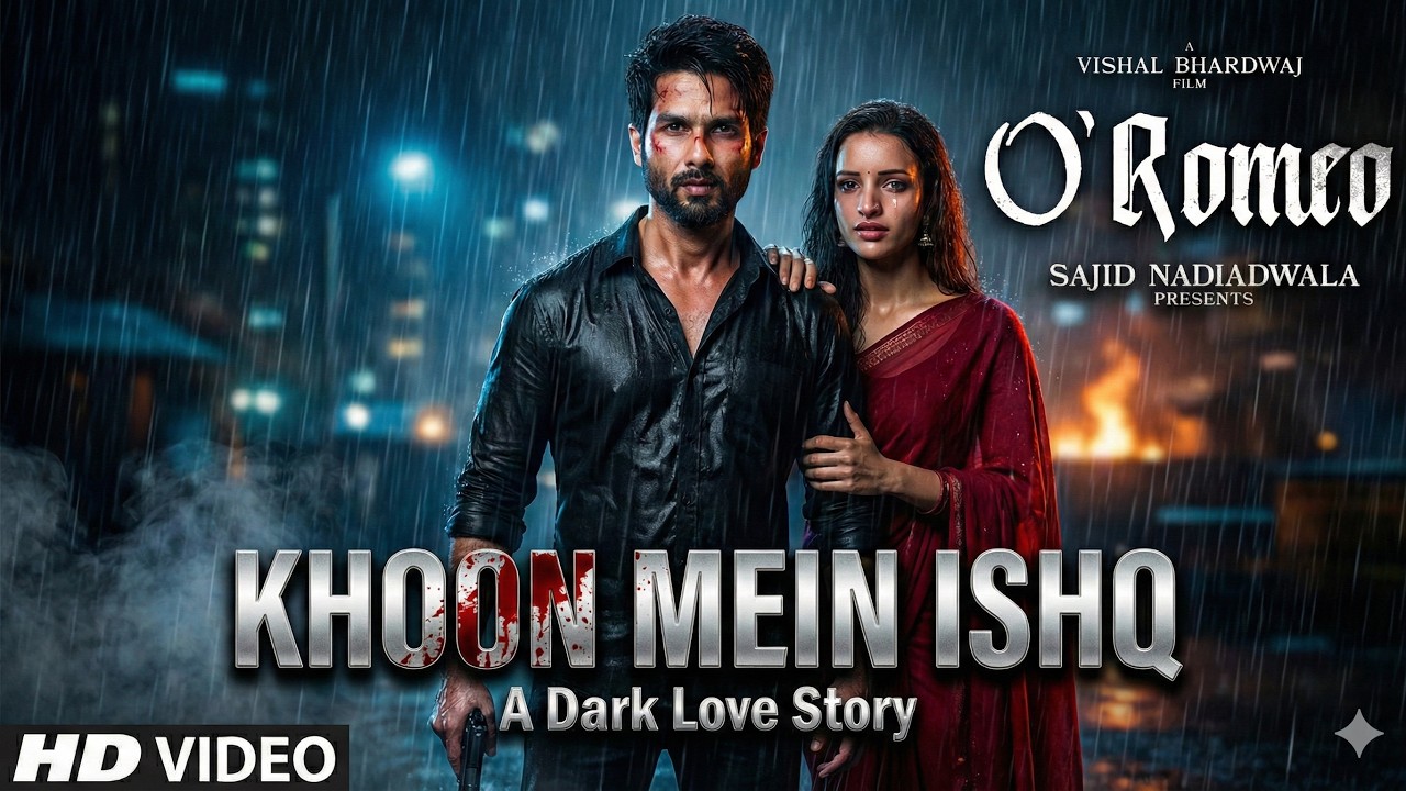 Khoon Mein Ishq (Official Video) | O Romeo | Dark Love Story | Romantic Action Song 2026