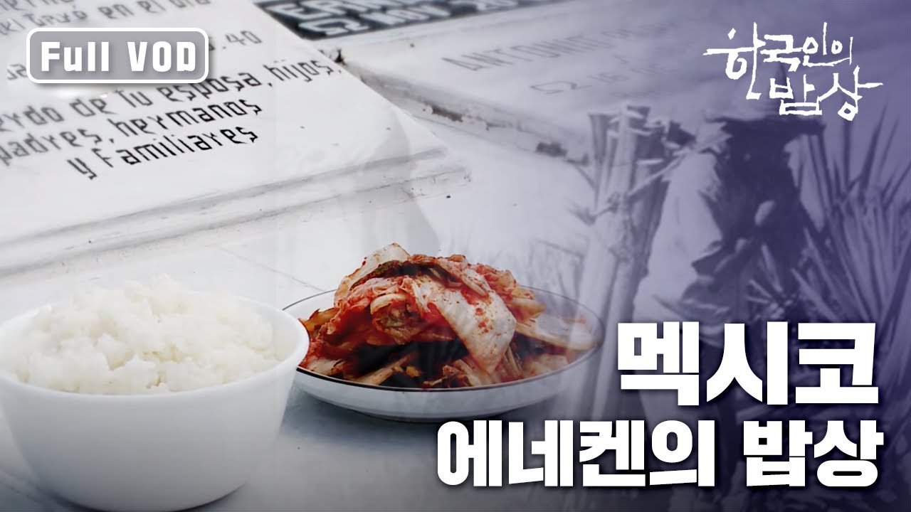 [한국인의밥상] 멕시코 에네켄의 밥상 ｜ 밥이 조국이다 (Full VOD)