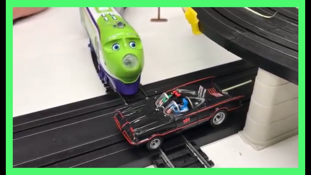Trains vs Slot Cars Bachmann Koko HO Scale Chuggington & Batman Autoworld Catwoman