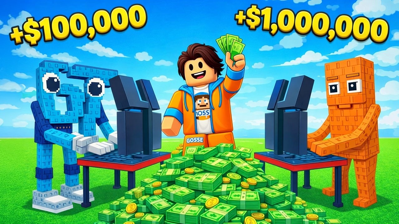 Mina BRAINROTS SCAMMAR Folk På Pengar i Roblox