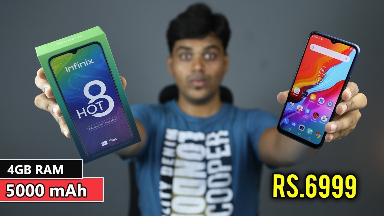 infinix Hot 8 ( 5000mah | 4GB RAM | 3 Camera ) 🔥🔥 Unboxing & hand-on Review