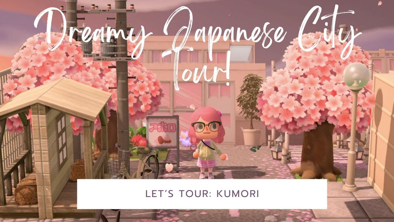 Dreamy Japanese City Island Tour ☁️ | Animal Crossing New Horizons