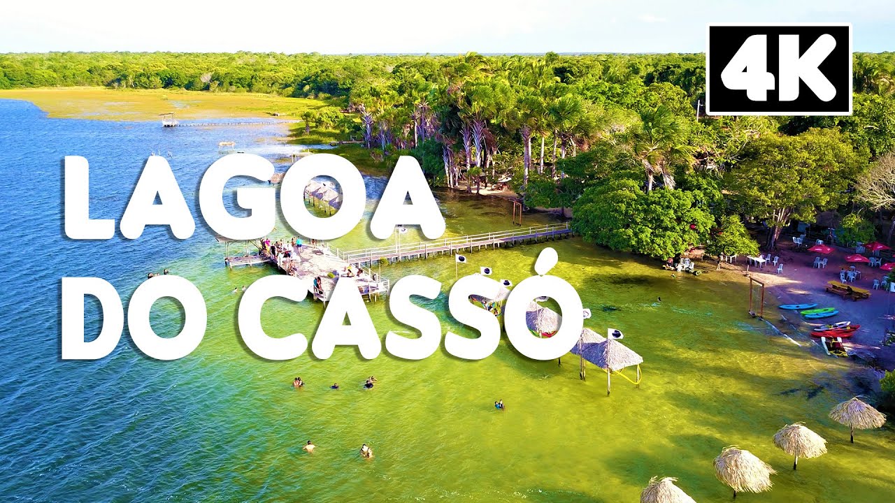 LAGOA DO CASSÓ VISTA DE CIMA - 4K