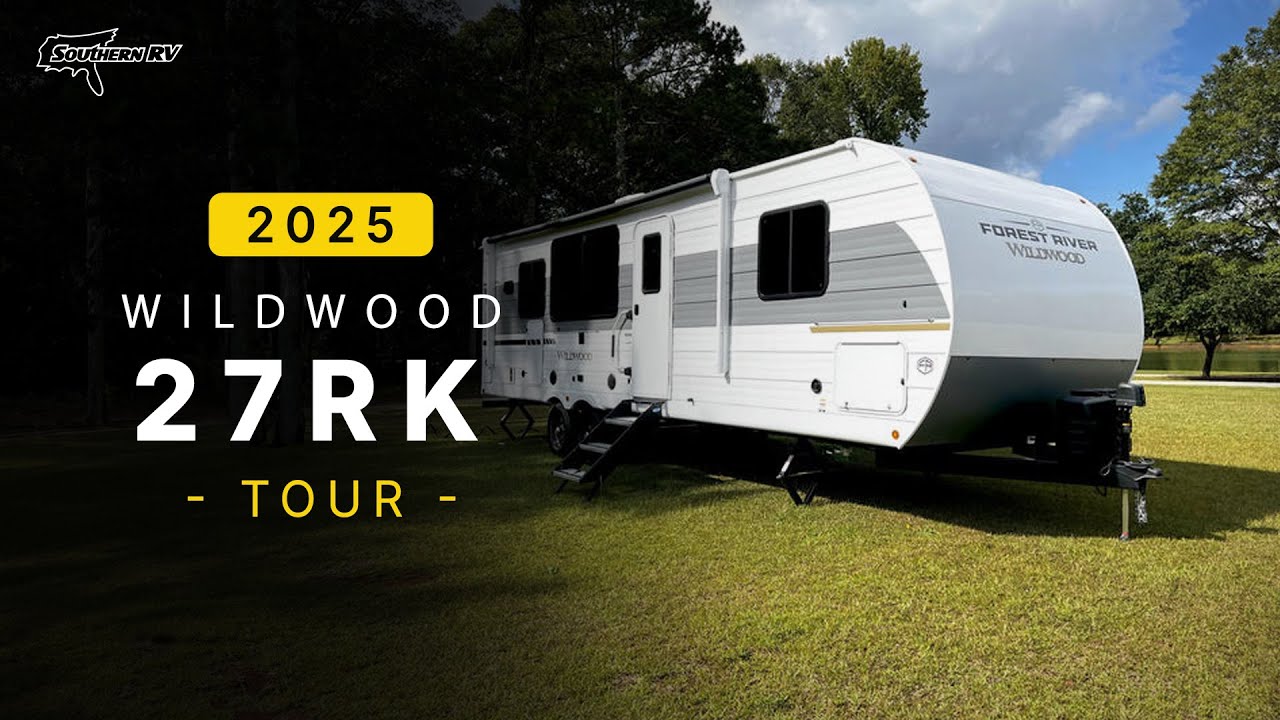 2025 Forest River Wildwood 27RK Rear Kitchen Travel Trailer Camper at Southern RV in McDonough, GA