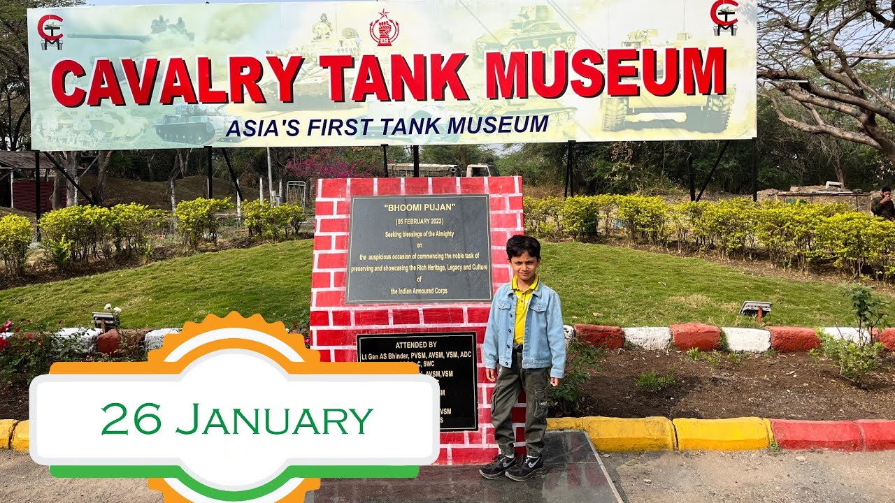CAVALRY Tank Museum | Asia's First Tank Museum | 26 January Republic Day 
