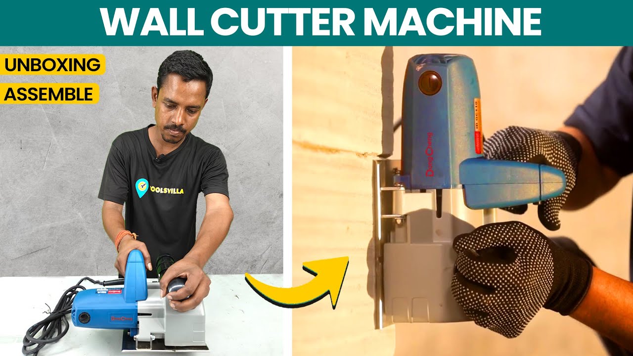 Best Electric Wall Chaser | Groove Cutter Machine Unboxing & Assembling | Wall Cutter | Wall Chaser