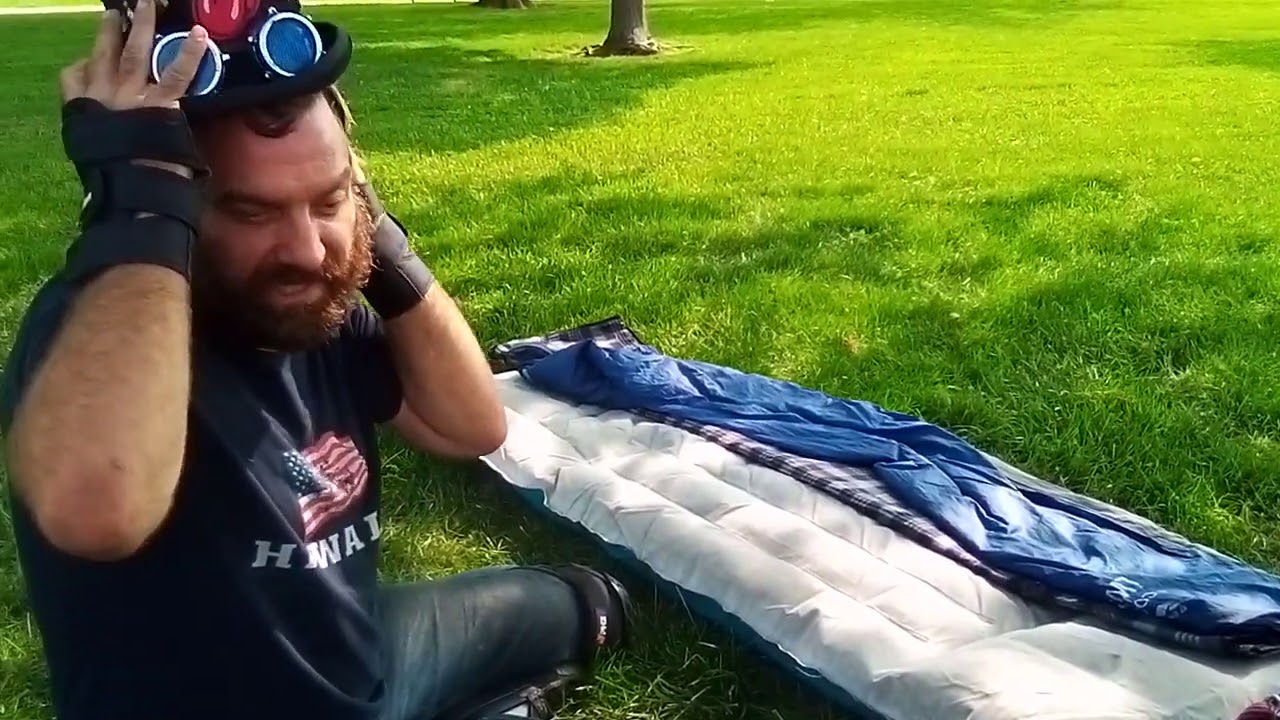 Camping gear homeless tested