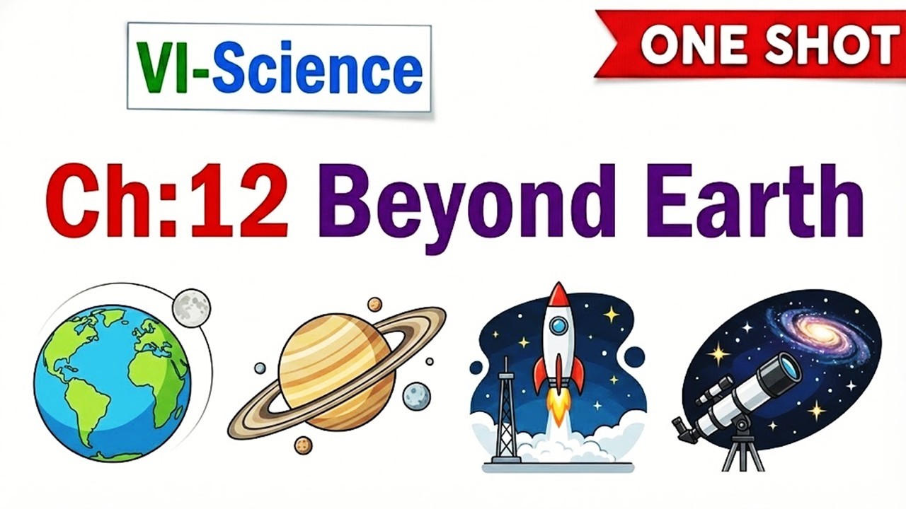 6th - Ch:12 Beyond Earth 🚀 | Full Chapter | VI-Science 🔬
