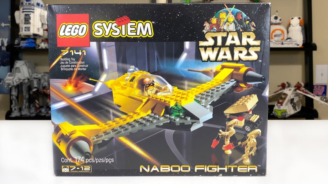 LEGO Star Wars 7141 Naboo Fighter 1999 Set Review!