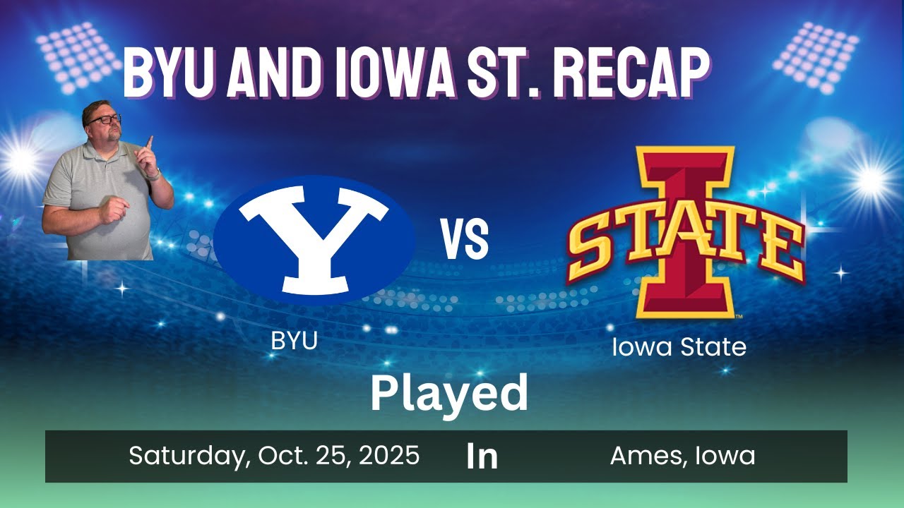 BYU Stays UNDEFEATED! Epic 2nd Half Comeback at Iowa State | Big 12 Football Highlights