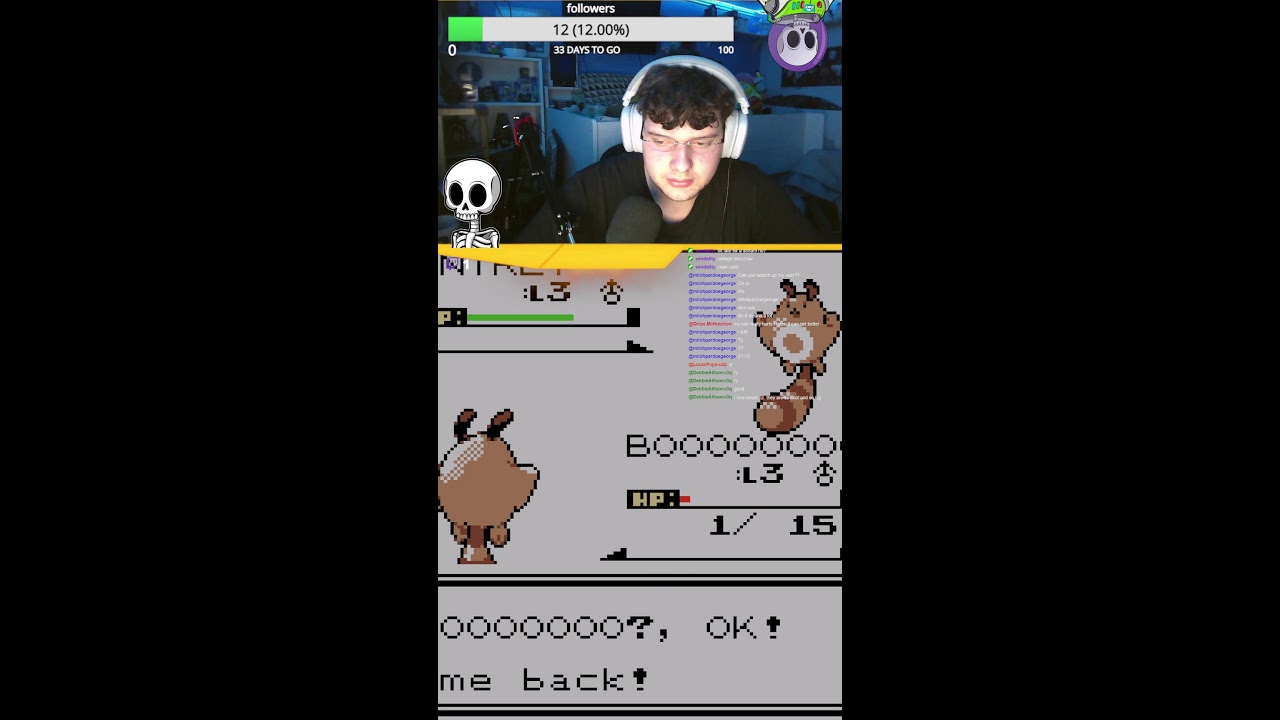 playing Pokemon Gold