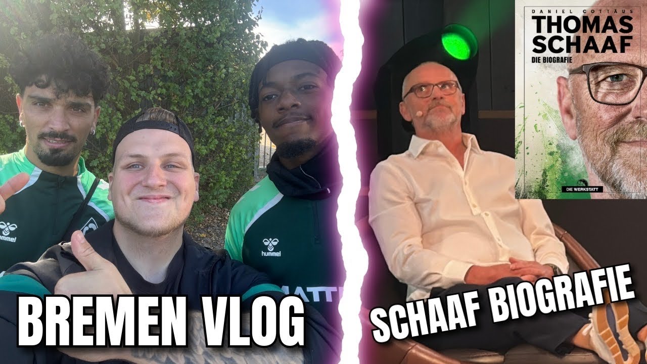 Unvergesslicher Tag in Bremen! Werder-Stars, BREMEN VLOG & Thomas Schaaf Premiere 🔥⚽📖