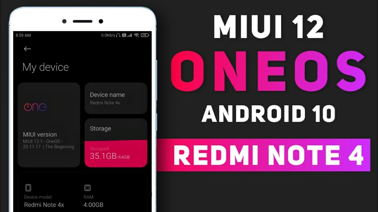 MIUI 12 OneOS Rom For Redmi Note 4 | Android 10 | Xiaomi Parts & OneOS Settings