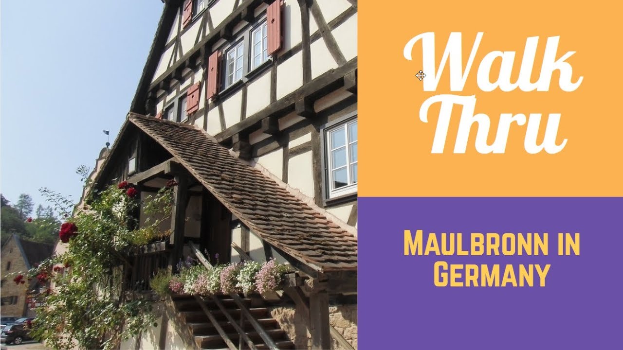 Walking through: Maulbronn in GERMANY