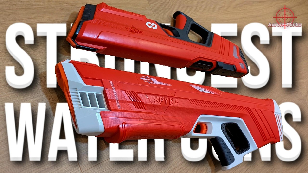 Strongest Squirts! SpyraThree & SpyraGO Water Blasters Testing & Review
