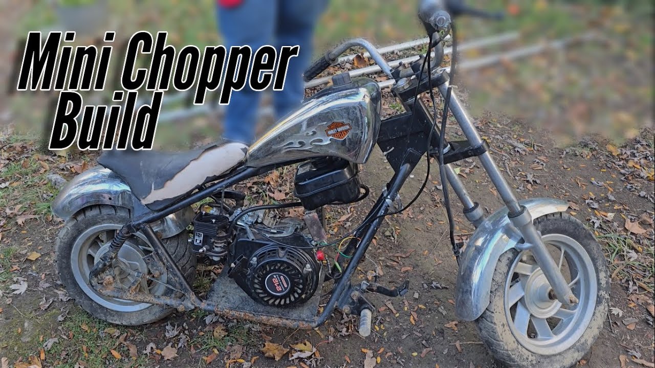 MINI CHOPPER BUILD PART 1!!