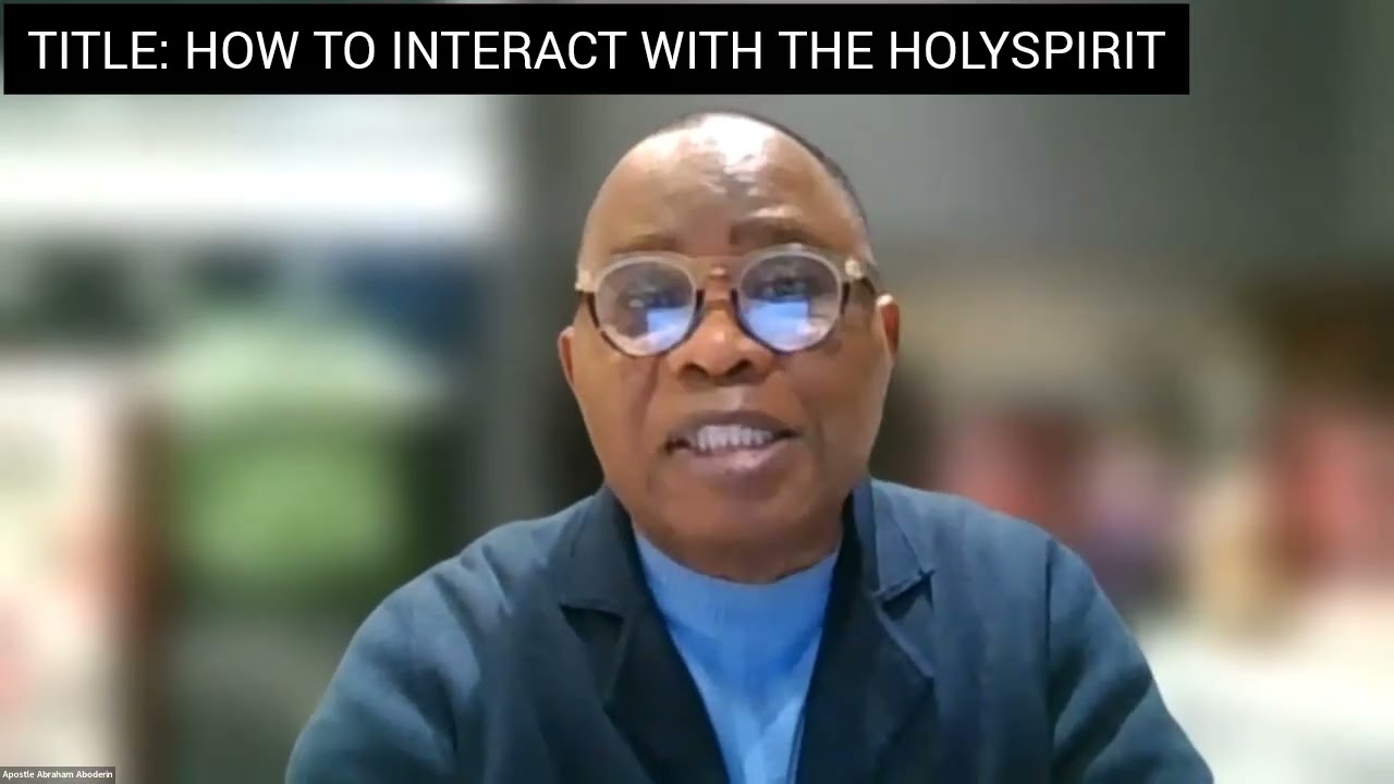 HOW TO INTERACT WITH THE HOLY SPIRIT