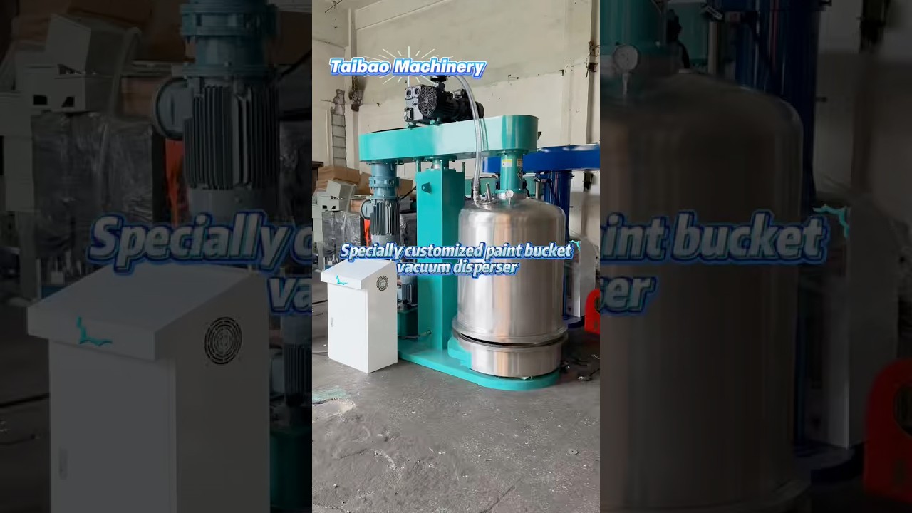 Custom Paint Bucket Vacuum Disperser: Adaptable &middot; Defoaming &middot; Quality-Enhancing #oilpaint #taibao