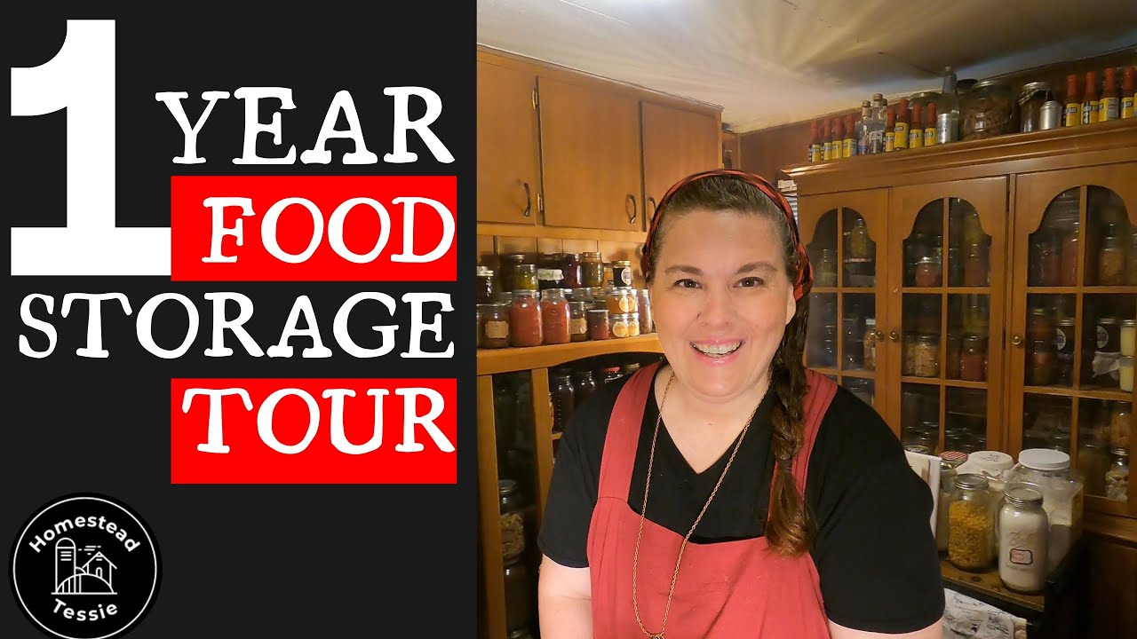 *All New* My Improved 1 YEAR Food STORAGE Pantry TOUR